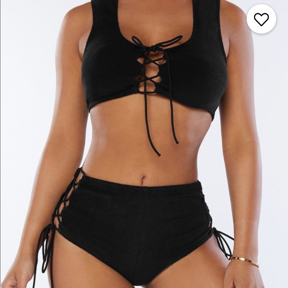 70s Terry Booty Short and Crop Top